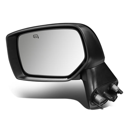 RETROVISOR MIRROR - OEM - 15-16 SUBARU IMPREZA - POWERED - HEATED - FOLDING - BLACK MATERIAL - LEFT