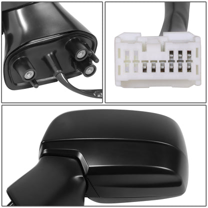 RETROVISOR MIRROR - OE STYLE - SUBARU LEGACY 15-17 - SUBARU OUTBACK 15-17 - WITH POWER WITH HEATED - DRIVER SIDE - PAINT TO MATCH - BLACK