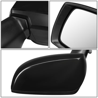 RETROVISOR MIRROR - OEM - 15-16 SUBARU IMPREZA - POWERED - FOLDING - BLACK MATERIAL - LEFT