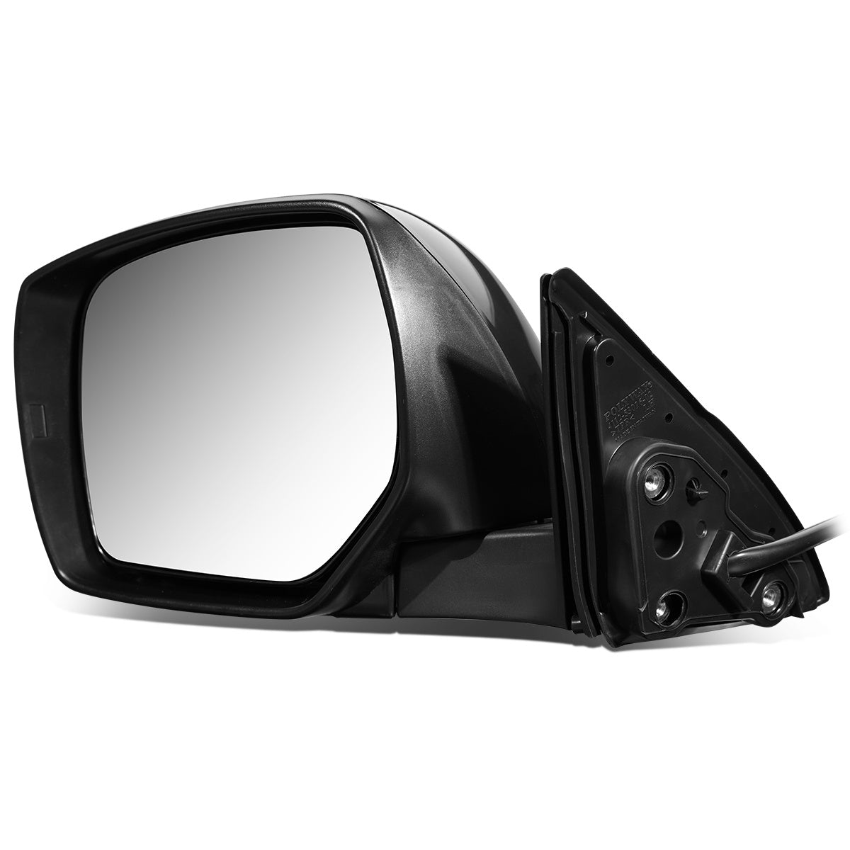 RETROVISOR MIRROR - OEM - 10-14 SUBARU LEGACY, OUTBACK - POWERED - HEATED - W/ SIGNAL LIGHT - FOLDING - TEXTURED - BLACK MATERIAL - LEFT
