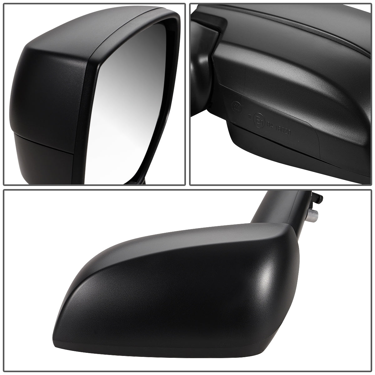 RETROVISOR MIRROR - OEM - 15-16 SUBARU IMPREZA - POWERED - FOLDING - TEXTURED - BLACK - LEFT