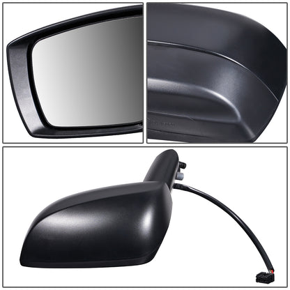 RETROVISOR MIRROR - OEM - 15-16 SUBARU IMPREZA - POWERED - HEATED - FOLDING - TEXTURED - BLACK - LEFT