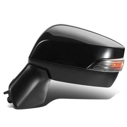 RETROVISOR MIRROR - OEM - 15-19 SUBARU LEGACY, OUTBACK - POWERED - HEATED - W/ SIGNAL LIGHT - W/ BSD - FOLDING - BLACK MATERIAL - LEFT