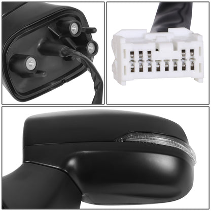 RETROVISOR MIRROR - OE STYLE - SUBARU LEGACY 18-19 - SUBARU OUTBACK 18-19 - WITH POWER WITH HEATED WITH SIGNAL WITH BLIND SPOT - DRIVER SIDE - PAINT TO MATCH - BLACK