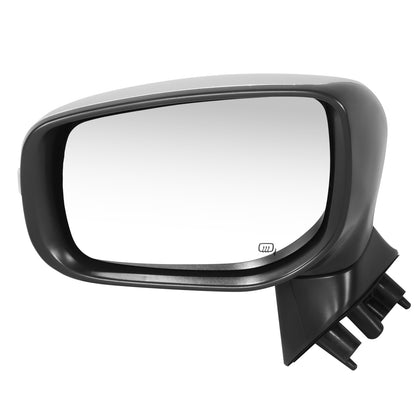RETROVISOR MIRROR - OE STYLE - SUBARU LEGACY 18-19 - SUBARU OUTBACK 18-19 - WITH POWER WITH HEATED WITH SIGNAL SILVER COVER - DRIVER SIDE - SMOOTH - BLACK / SILVER
