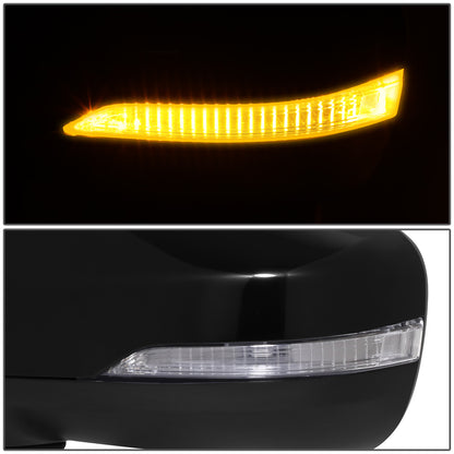 RETROVISOR MIRROR - OE STYLE - SUBARU IMPREZA 17-23 - WITH POWER WITH HEATED WITH SIGNAL - DRIVER SIDE - PAINT TO MATCH - BLACK