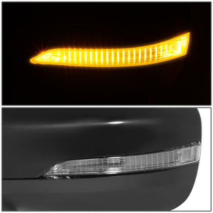 RETROVISOR MIRROR - OE STYLE - SUBARU IMPREZA 17-23 - WITH POWER WITH HEATED GLASS WITH SIGNAL WITH BLIND SPOT - DRIVER SIDE - PAINT TO MATCH - BLACK