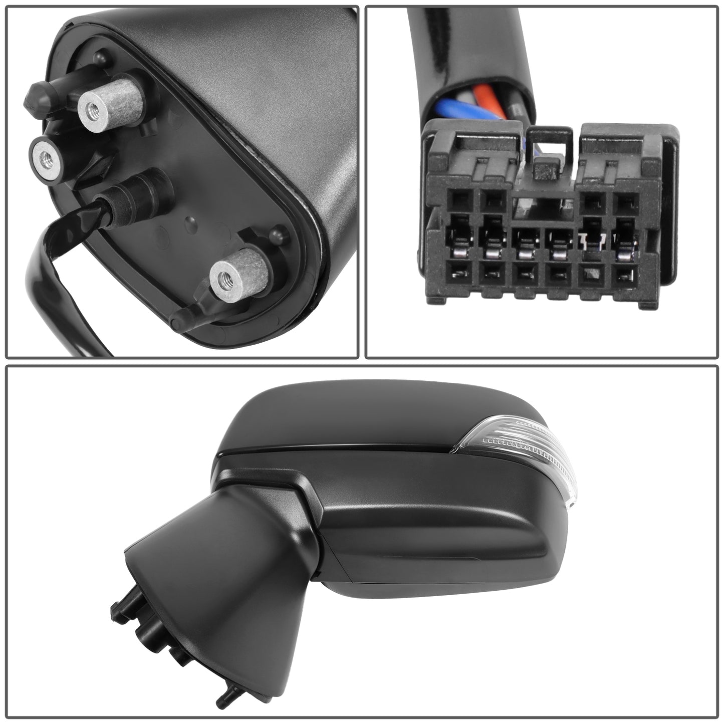 RETROVISOR MIRROR - SUBARU WRX 2016-2021 - WITH POWER - WITH HEATED GLASS - WITH SIGNAL - WITH BLIND SPOT - OE STYLE - DRIVER LEFT SIDE