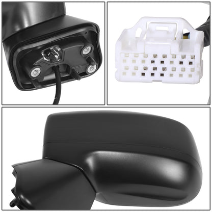 RETROVISOR MIRROR - OE STYLE - SUBARU FORESTER 2019-2024 - WITH POWER TEXTURE COVER - DRIVER LEFT SIDE - BLACK