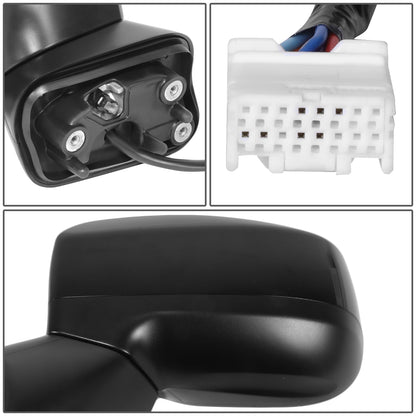 RETROVISOR MIRROR - OE STYLE - SUBARU FORESTER 19-24 - WITH POWER GLOSS COVER - DRIVER SIDE - PAINT TO MATCH - BLACK