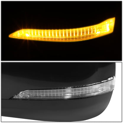 RETROVISOR MIRROR - OE STYLE - SUBARU FORESTER 2019-2024 - WITH POWER WITH HEATED WITH SIGNAL - DRIVER LEFT SIDE - BLACK