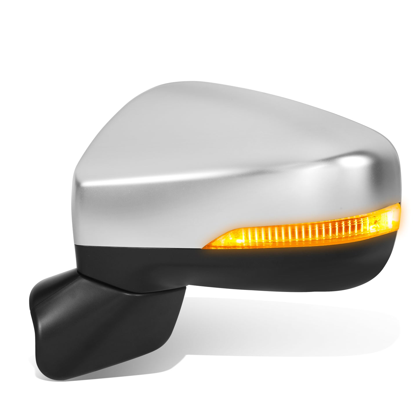 RETROVISOR MIRROR - OE STYLE - SUBARU FORESTER 19-24 - WITH POWER WITH HEATED WITH SIGNAL WITH BLIND SPOT WITH MEMORY CHROME COVER - DRIVER SIDE - SMOOTH - BLACK / CHROME