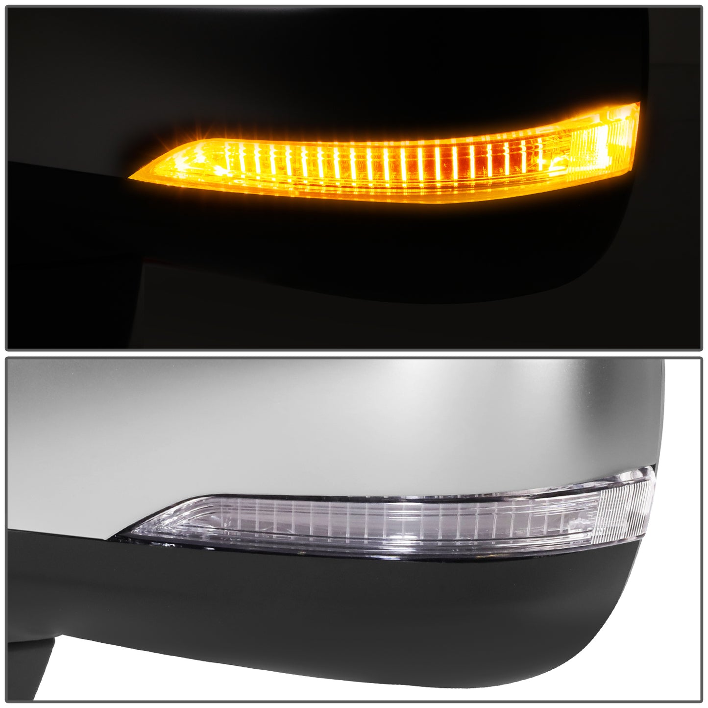 RETROVISOR MIRROR - OE STYLE - SUBARU FORESTER 19-24 - WITH POWER WITH HEATED WITH SIGNAL WITH BLIND SPOT WITH MEMORY CHROME COVER - DRIVER SIDE - SMOOTH - BLACK / CHROME