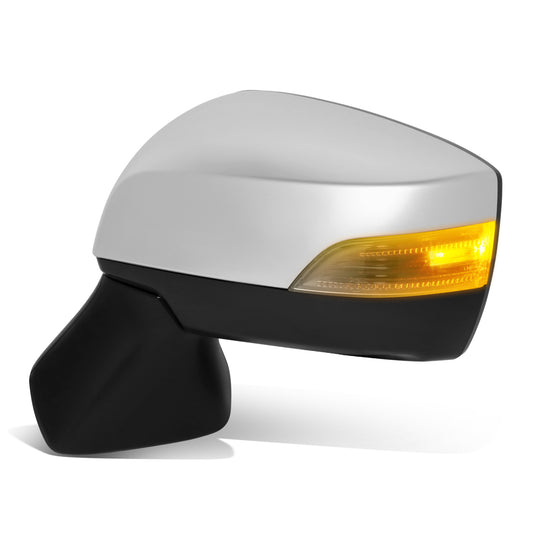 RETROVISOR MIRROR - SUBARU LEGACY 2015-2017 / SUBARU OUTBACK 2015-2017 - WITH POWER - WITH HEATED - WITH BLIND SPOT - WITH SIGNAL SILVER COVER - OE STYLE - DRIVER LEFT SIDE