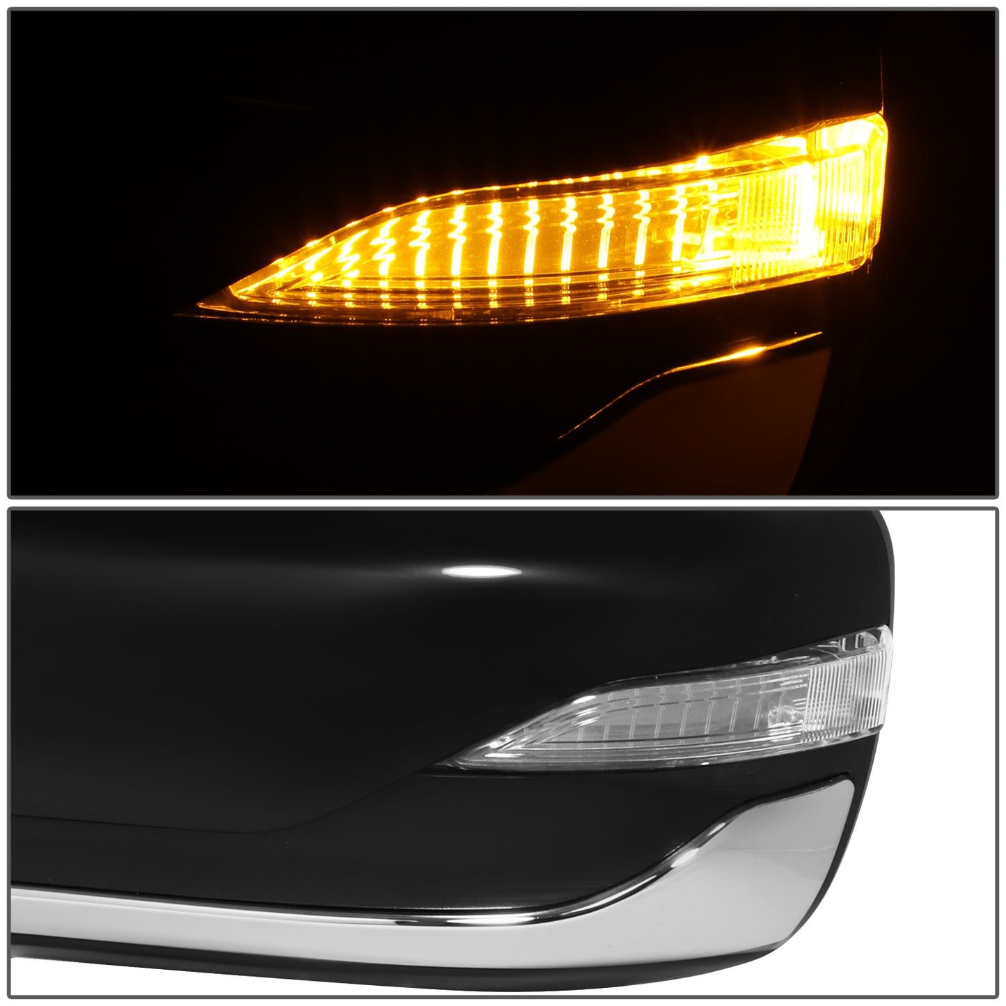 RETROVISOR MIRROR - OE STYLE - SUBARU LEGACY 2020-2024 - SUBARU OUTBACK 2020-2024 - WITH POWER WITH HEATED WITH SIGNAL - DRIVER LEFT SIDE - BLACK