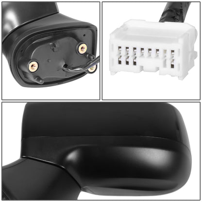 RETROVISOR MIRROR - OE STYLE - SUBARU CROSSTREK 18-23 - WITH POWER WITH HEATED WITH BLIND SPOT - DRIVER SIDE - PAINT TO MATCH - BLACK