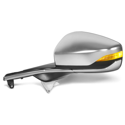 RETROVISOR MIRROR - OE STYLE - SUBARU LEGACY 2020-2024 - SUBARU OUTBACK 2020-2024 - WITH POWER FOLD WITH HEATED WITH SIGNAL WITH BLIND SPOT WITH MEMORY CHROME COVER - DRIVER LEFT SIDE - BLACK / CHROME