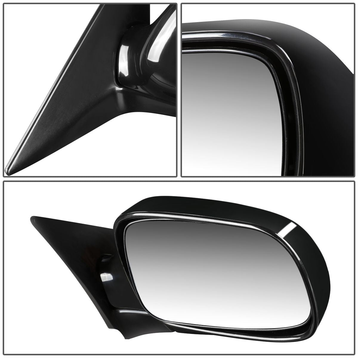 RETROVISOR MIRROR - OEM - 00-04 SUBARU LEGACY - POWERED - TEXTURED - BLACK - RIGHT