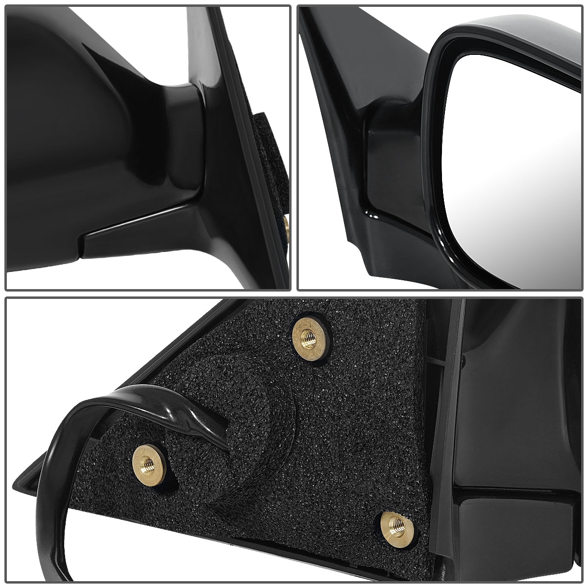 RETROVISOR MIRROR - OEM - 00-04 SUBARU LEGACY / 00-04 SUBARU OUTBACK - POWERED - HEATED - PRIMED - BLACK - RIGHT