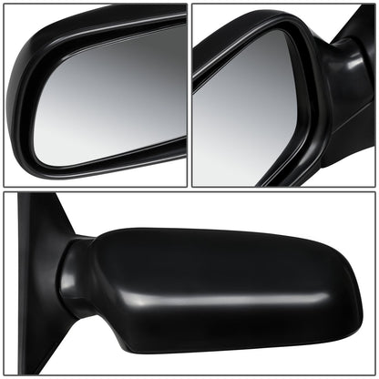 RETROVISOR MIRROR - OEM - 2003 SUBARU FORESTER X - POWERED - TEXTURED - BLACK - RIGHT