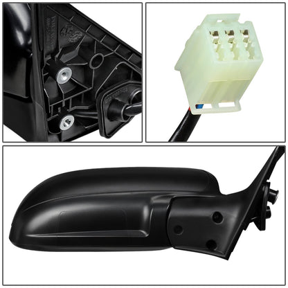 RETROVISOR MIRROR - OEM - 04-08 SUBARU FORESTER X - POWERED - TEXTURED - BLACK - RIGHT