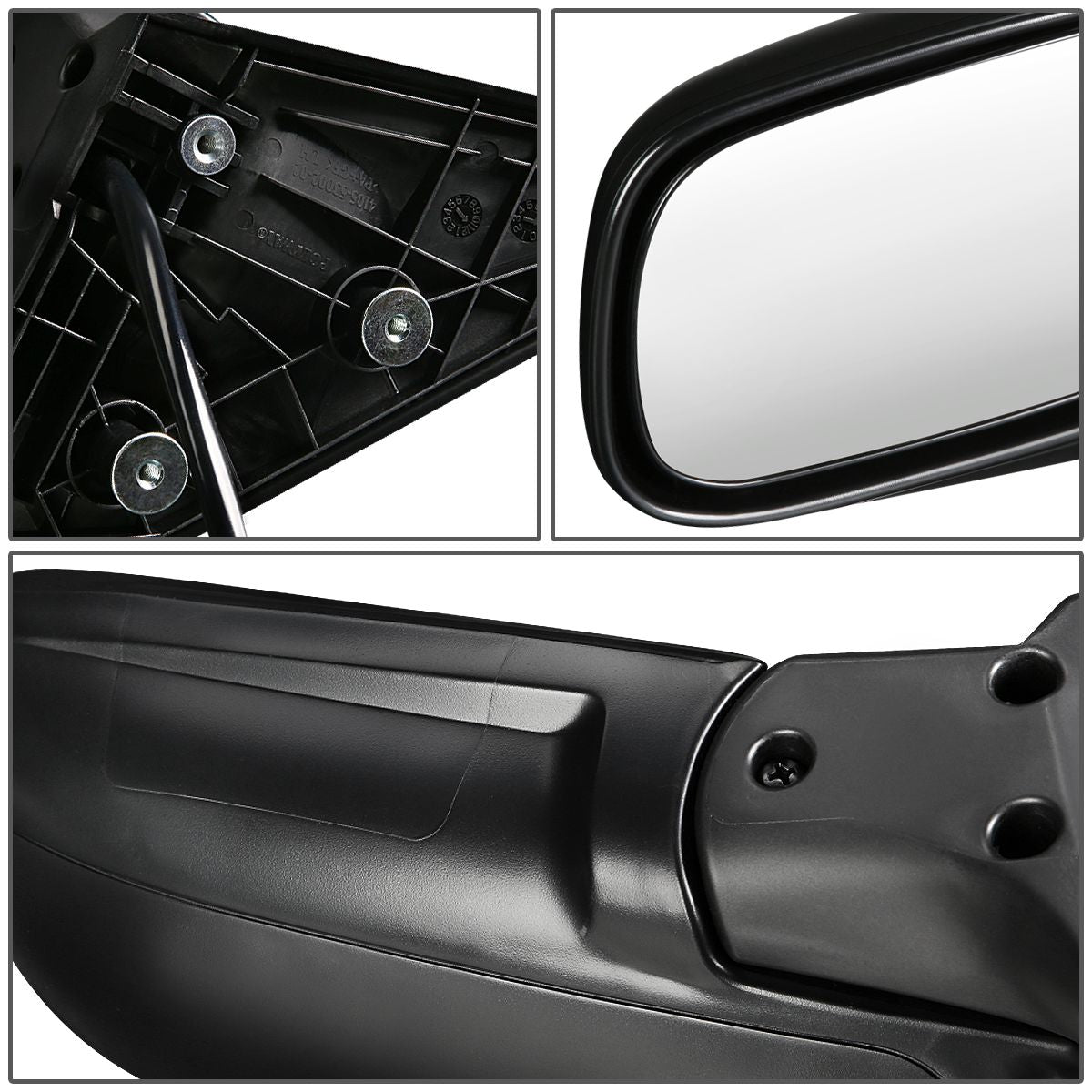 RETROVISOR MIRROR - OEM - 04-07 SUBARU IMPREZA - POWERED - TEXTURED - BLACK - RIGHT
