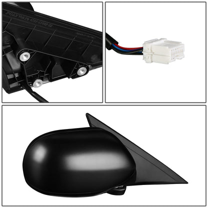 RETROVISOR MIRROR - OEM - 08-14 SUBARU IMPREZA / 09-11 SUBARU IMPREZA R / 08-11 SUBARU IMPREZA SPORT - POWERED - HEATED - TEXTURED - BLACK - RIGHT