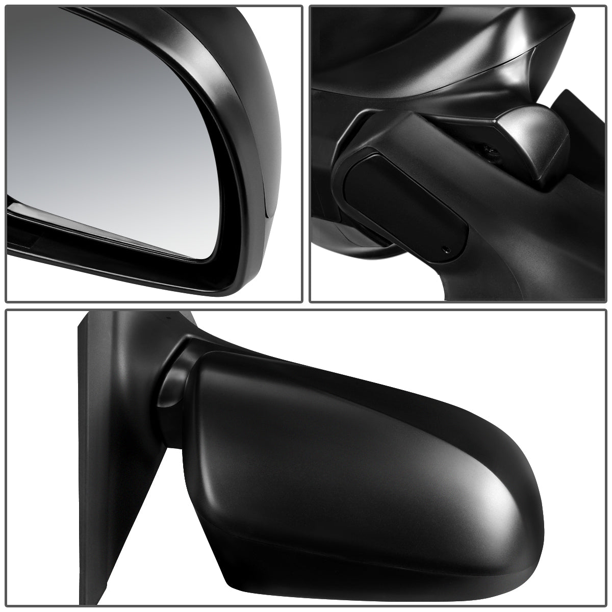 RETROVISOR MIRROR - OEM - 09-10 SUBARU FORESTER X XT - POWERED - TEXTURED - BLACK - RIGHT