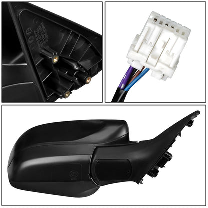 RETROVISOR MIRROR - OEM - 11-13 SUBARU FORESTER X XT - POWERED - HEATED - TEXTURED - BLACK - RIGHT