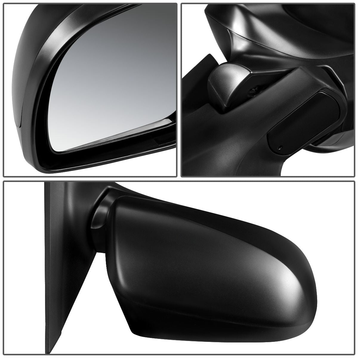 RETROVISOR MIRROR - OEM - 11-13 SUBARU FORESTER X XT - POWERED - TEXTURED - BLACK - RIGHT