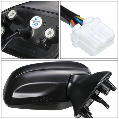 RETROVISOR MIRROR - OEM - 14-18 SUBARU FORESTER - POWERED - HEATED - BLACK - RIGHT