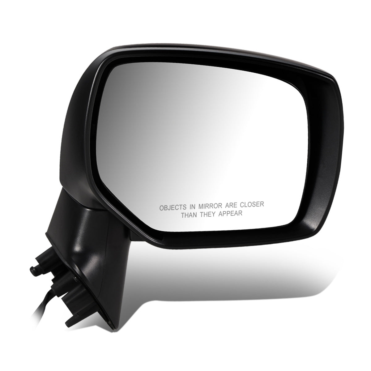 RETROVISOR MIRROR - OEM - 12-14 SUBARU IMPREZA 4-DR - POWERED - FOLDING - BLACK MATERIAL - RIGHT
