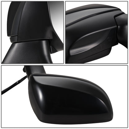 RETROVISOR MIRROR - OEM - 12-14 SUBARU IMPREZA 4-DR - POWERED - FOLDING - BLACK MATERIAL - RIGHT