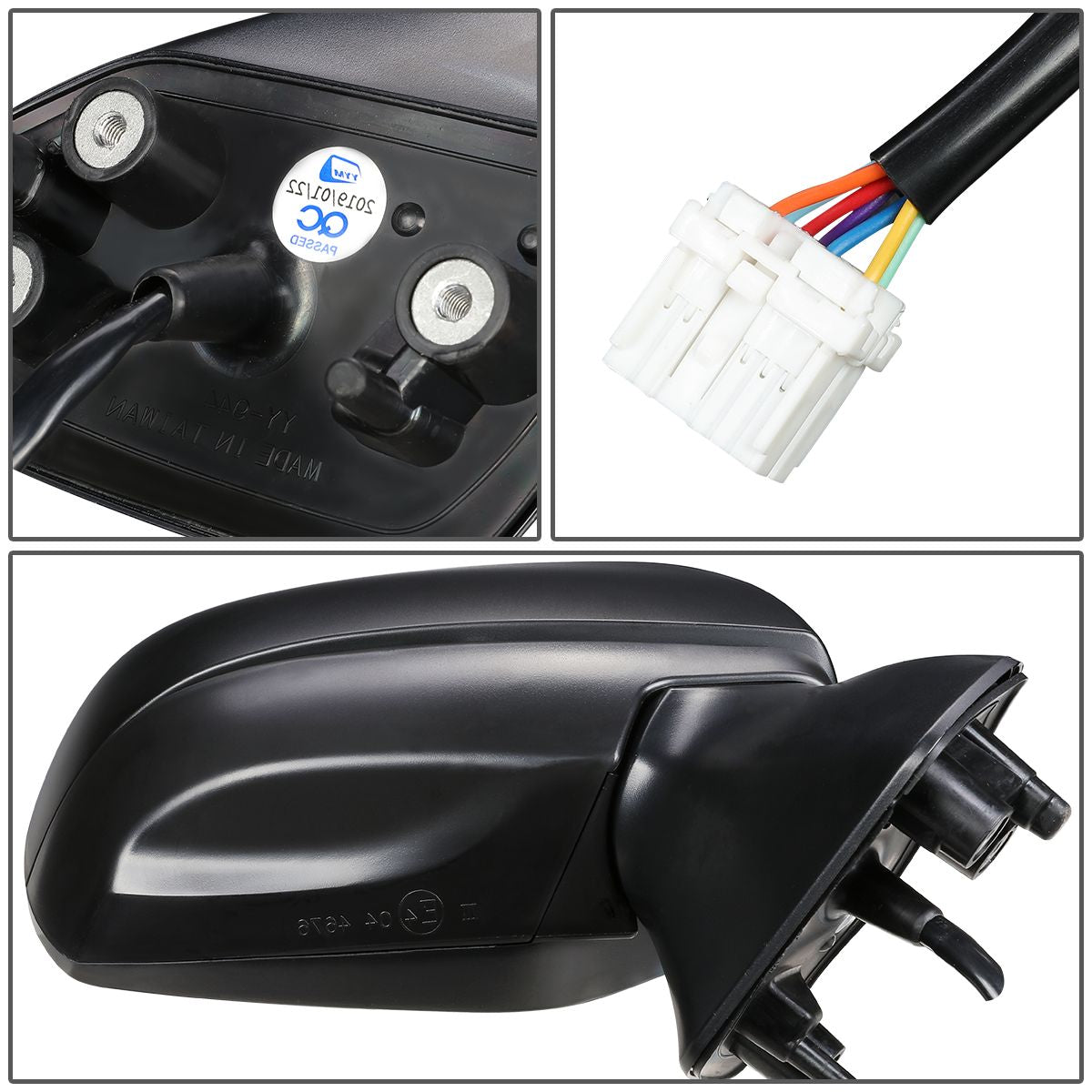 RETROVISOR MIRROR - OEM - 14-16 SUBARU FORESTER X XT - POWERED - BLACK - RIGHT