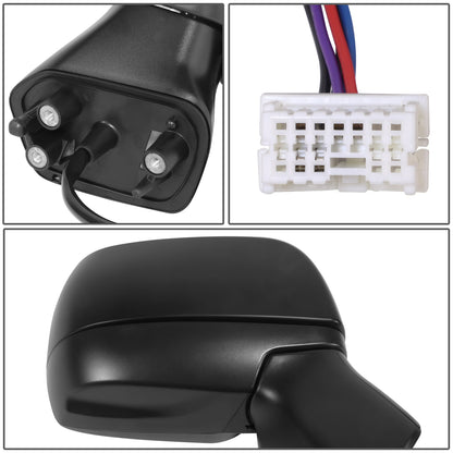 RETROVISOR MIRROR - OE STYLE - SUBARU FORESTER 14-18 - WITH POWER WITH HEATED - PASSENGER SIDE - PAINT TO MATCH - BLACK