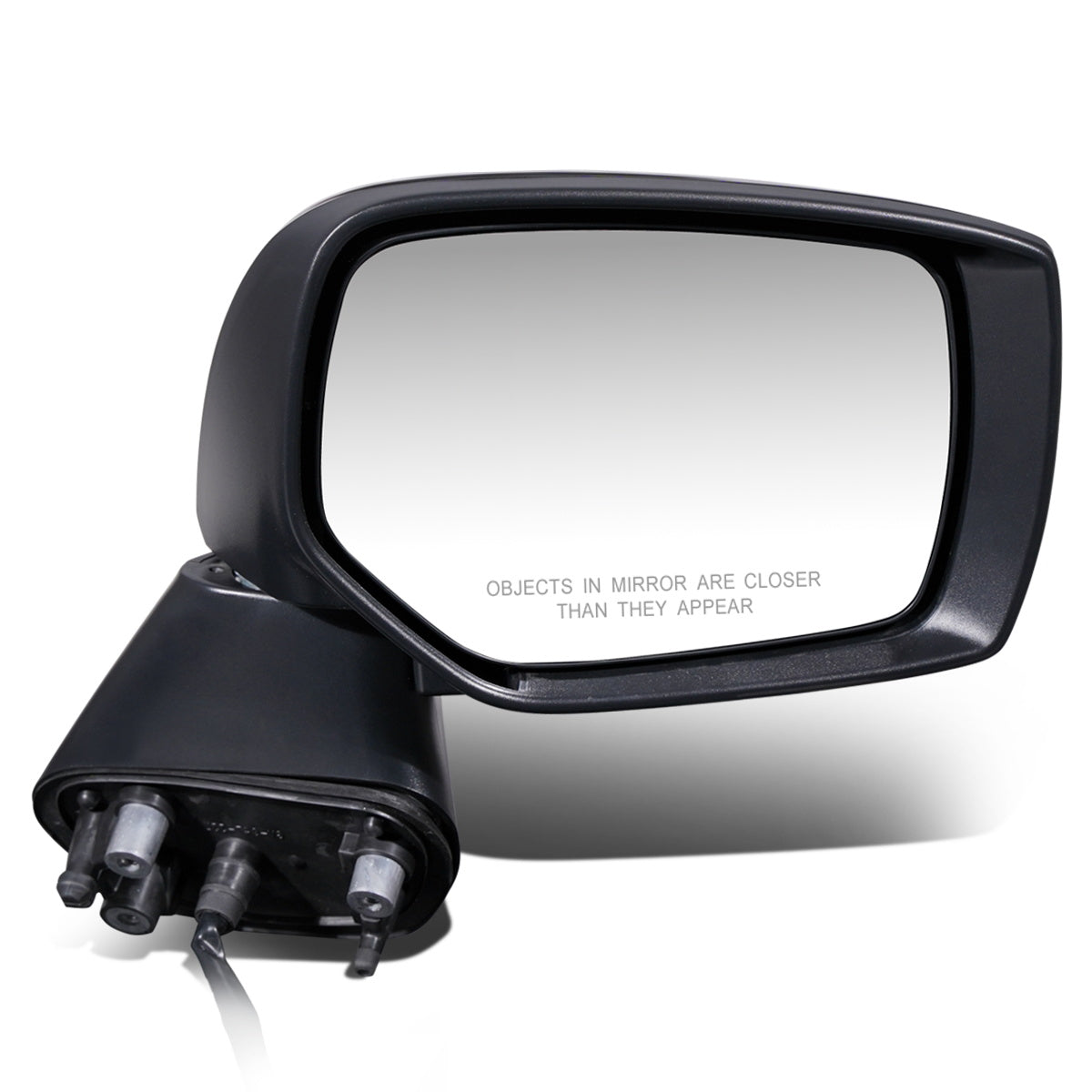 RETROVISOR MIRROR - OEM - 15-16 SUBARU IMPREZA - POWERED - HEATED - FOLDING - BLACK MATERIAL - RIGHT
