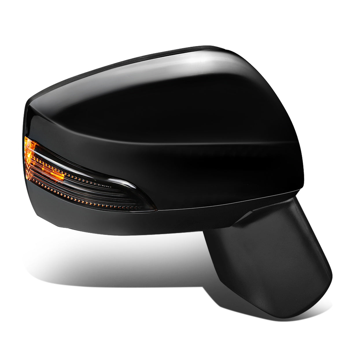 RETROVISOR MIRROR - OEM - 15-16 SUBARU IMPREZA - POWERED - HEATED - W/ SIGNAL LIGHT - FOLDING - BLACK MATERIAL - RIGHT