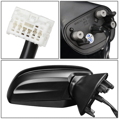 RETROVISOR MIRROR - OEM - 15-16 SUBARU IMPREZA - POWERED - FOLDING - BLACK MATERIAL - RIGHT