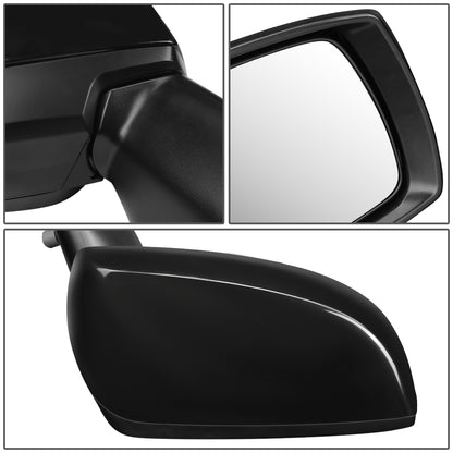 RETROVISOR MIRROR - OEM - 15-16 SUBARU IMPREZA - POWERED - FOLDING - BLACK MATERIAL - RIGHT