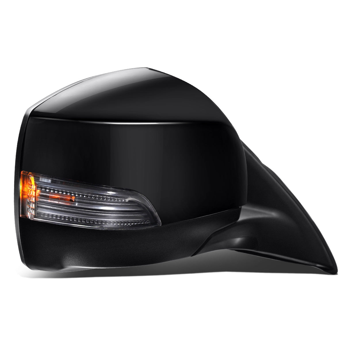 RETROVISOR MIRROR - OEM - 10-14 SUBARU LEGACY, OUTBACK - POWERED - HEATED - W/ SIGNAL LIGHT - FOLDING - TEXTURED - BLACK MATERIAL - RIGHT