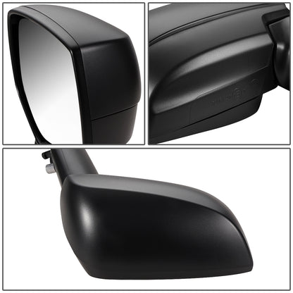 RETROVISOR MIRROR - OEM - 15-16 SUBARU IMPREZA - POWERED - FOLDING - TEXTURED - BLACK - RIGHT