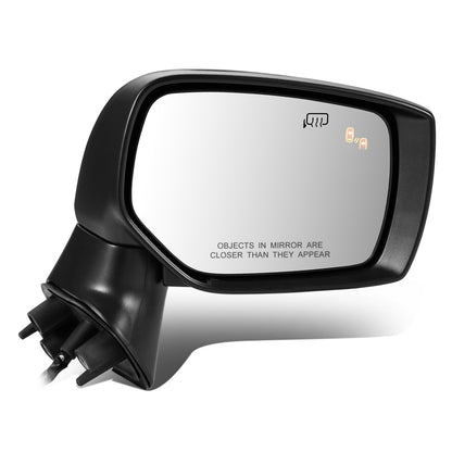 RETROVISOR MIRROR - OEM - 15-19 SUBARU LEGACY, OUTBACK - POWERED - HEATED - W/ SIGNAL LIGHT - W/BSD - FOLDING - BLACK MATERIAL - RIGHT