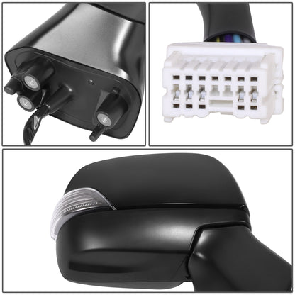 RETROVISOR MIRROR - OE STYLE - SUBARU FORESTER 17-18 - WITH POWER WITH HEATED WITH SIGNAL WITH BLIND SPOT - PASSENGER SIDE - PAINT TO MATCH - BLACK