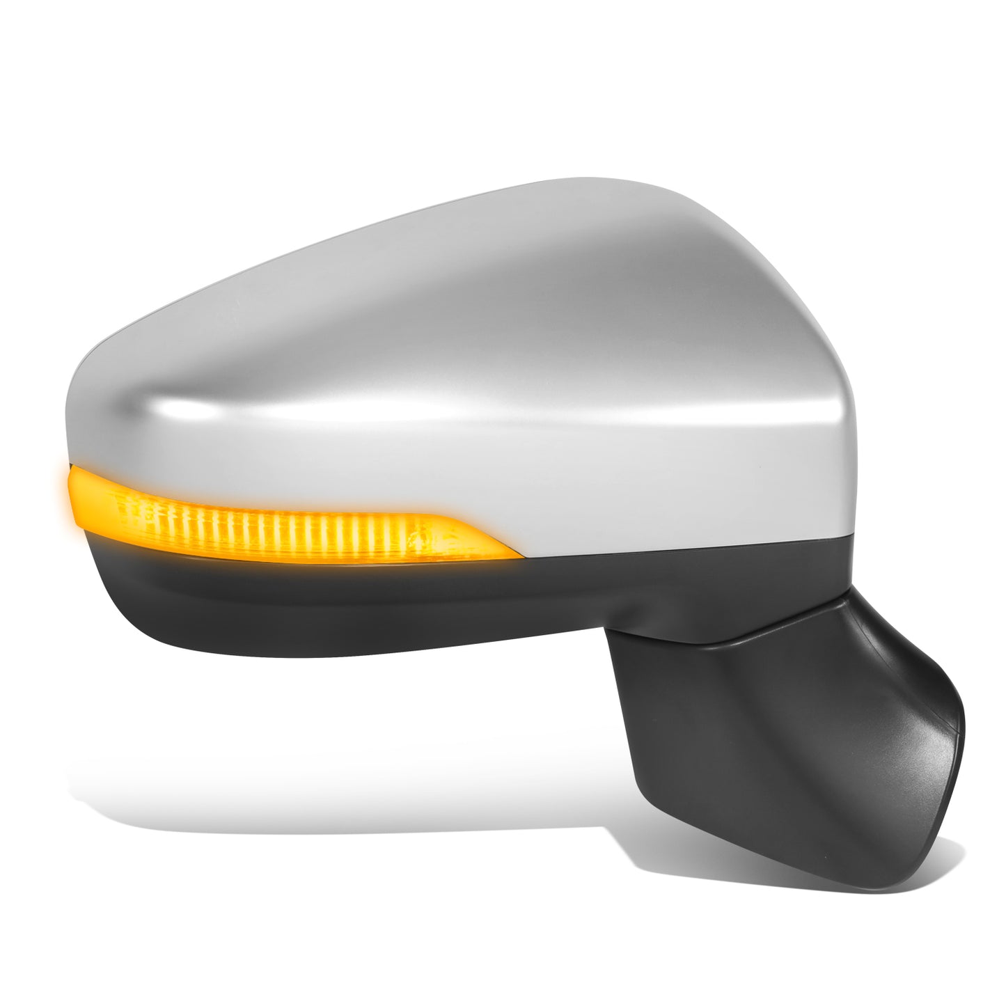 RETROVISOR MIRROR - OE STYLE - SUBARU LEGACY 18-19 - SUBARU OUTBACK 18-19 - WITH POWER WITH HEATED WITH SIGNAL SILVER COVER - PASSENGER SIDE - SMOOTH - BLACK / SILVER