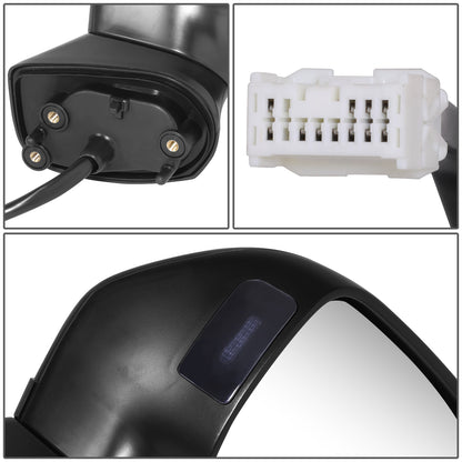 RETROVISOR MIRROR - OE STYLE - SUBARU IMPREZA 17-23 - WITH POWER WITH HEATED WITH BLIND SPOT - PASSENGER SIDE - PAINT TO MATCH - BLACK