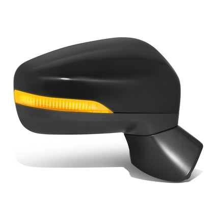 RETROVISOR MIRROR - OE STYLE - SUBARU IMPREZA 17-23 - WITH POWER WITH HEATED GLASS WITH SIGNAL WITH BLIND SPOT - PASSENGER SIDE - PAINT TO MATCH - BLACK