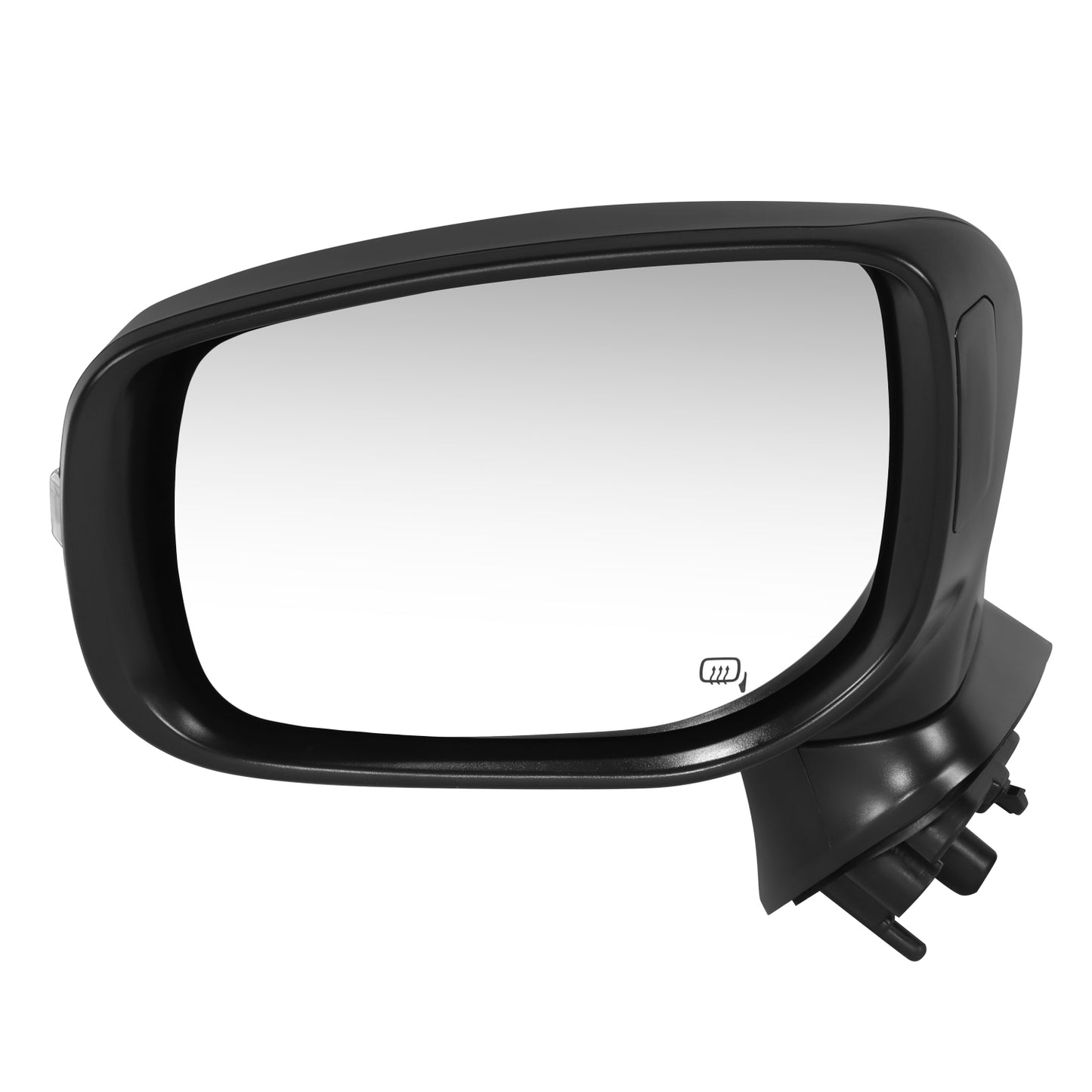 RETROVISOR MIRROR - OE STYLE - SUBARU IMPREZA 17-23 - WITH POWER WITH HEATED GLASS WITH SIGNAL WITH BLIND SPOT - PASSENGER SIDE - PAINT TO MATCH - BLACK
