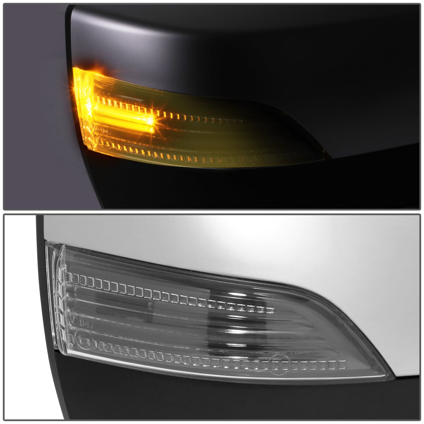 RETROVISOR MIRROR - SUBARU LEGACY 2015-2017 / SUBARU OUTBACK 2015-2017 - WITH POWER - WITH HEATED - WITH BLIND SPOT - WITH SIGNAL SILVER COVER - OE STYLE - PASSENGER RIGHT SIDE