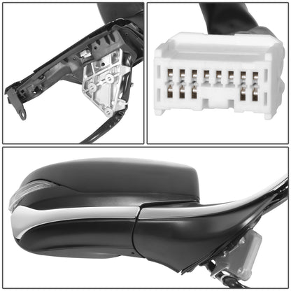 RETROVISOR MIRROR - OE STYLE - SUBARU LEGACY 2020-2024 - SUBARU OUTBACK 2020-2024 - WITH POWER WITH HEATED WITH SIGNAL WITH BLIND SPOT - PASSENGER RIGHT SIDE - BLACK