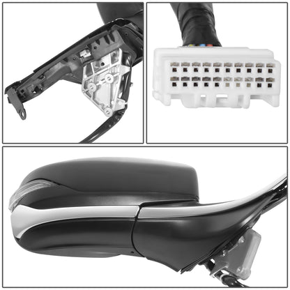 RETROVISOR MIRROR - OE STYLE - SUBARU LEGACY 2020-2024 - SUBARU OUTBACK 2020-2024 - WITH POWER WITH HEATED WITH SIGNAL WITH BLIND SPOT WITH MEMORY - PASSENGER RIGHT SIDE - BLACK